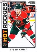 Hokejové karty SCORE 2012-13 - Rokkie - Tyler Cuma - 536
