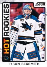 Hokejové karty SCORE 2012-13 - Rokkie - Tyson Sexsmith - 503