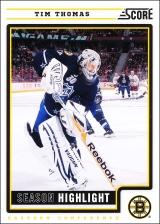Hokejové karty SCORE 2012-13 - Tim Thomas - 17