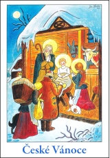 Josef Lada - Vánoce - pohlednice - Betlém 1940