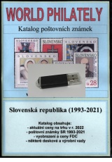 Katalog poštovních známek World Philately - Slovenská republika (1993-2021) na flash disku