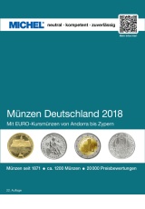 MICHEL katalog mincí - Německo 2018