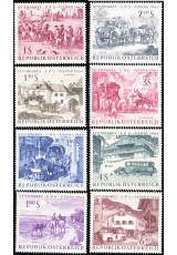 Rakousko - čistá - č. 1156-1163