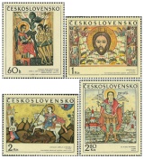 Slovenské lidové ikony - čistá - č. 1864-1867