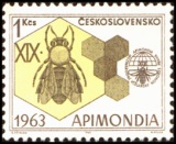 XIX. mezinárodní včelařský kongres APIMONDIA 1963 v Praze - čistá - č. 1320