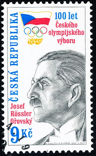 100. výročí českého olympijského výboru - razítkovaná - č. 215