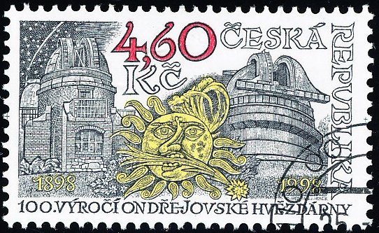 100. výročí založení hvězdárny v Ondřejově - razítkovaná - č. 173