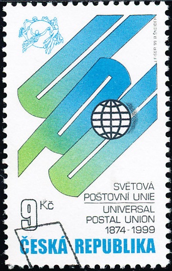 125. výročí světové poštovní unie - razítkovaná - č. 225