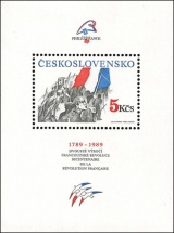 200. výročí dobytí Bastily - čistý - aršík - č. A2896