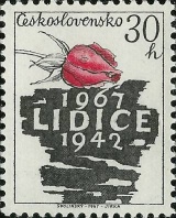 25. výročí zníčení LIDIC - čistá - č. 1621