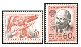 40. výročí vzniku SSSR - čistá - č. 1272-1273