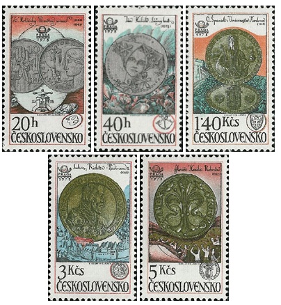 650. výročí založení státní mincovny v Kremnici - čistá - č. 2298-2302