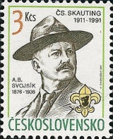 80. výročí čs. skautingu a 110. výročí narození A. B. Svojsíka - čistá - č. 2966