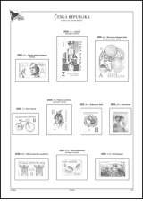Albové listy A4 POMfila ČR - r. 2020, zákl. - (11 listů), bez euroobalů, nezasklené, papír 160gr.
