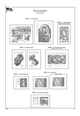 Albové listy POMfila SR - ročník 2018, A4, papír 160 g, rozšířená verze - (22), vč. zesílených obalů