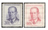 Antonín Zápotocký - čistá - č. 740-741