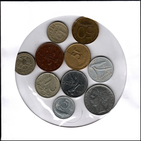 Balíček mincí - 10 kusů