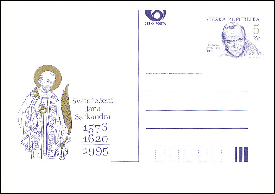 CDV 10 - návštěva papeže Jana Pavla II.