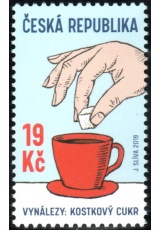České vynálezy - Kostkový cukr - č. 1024 - za nominál
