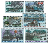 Československé námořní lodě - čistá - č. 1979-1984