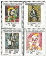 Cirkusy a varieté - čistá - č. 2768-2771