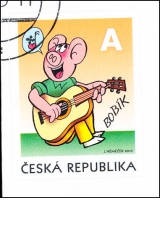 Čtyřlístek - Bobík - razítkovaná známka A - č. 681