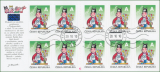 Čtyřlístek - Myšpulín - známkový sešitek - 10x 10 Kč - č. 657 - razítkované