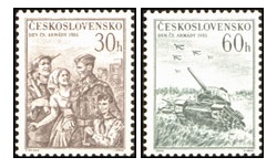 Den československé armády - čistá - č. 858-859