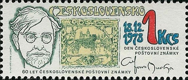 Den československé poštovní známky 1978 - čistá - č. 2355