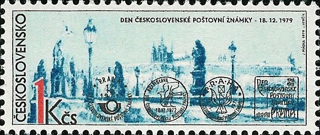 Den čs. poštovní známky 1979 - čistá - č. 2412