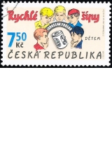 Dětem - J. Foglar - Rychlé šípy - č. 518 - razítkovaná