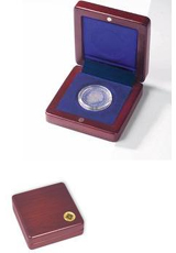 Dřevěná etue na minci - 41 mm - HM ETUI 21