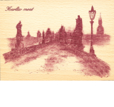 Dřevěné pohlednice - Karlův most