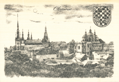 Dřevěné pohlednice - Olomouc - No. 23