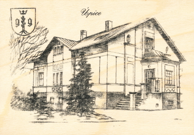 Dřevěné pohlednice - Úpice - No. 66
