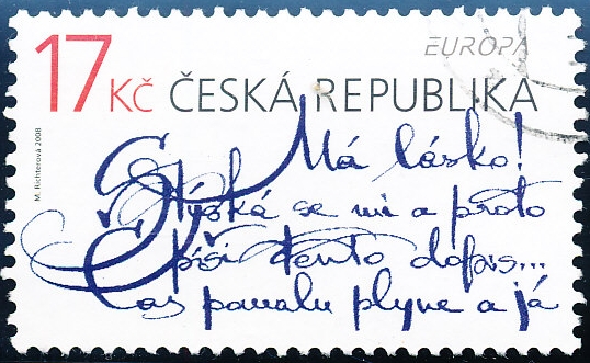 EUROPA - psaní dopisů - č. 560 - razítkovaná