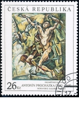 Evropská výstava Brno 2005 - Antonín Procházka - Prométheus - razítkovaná - č. 392