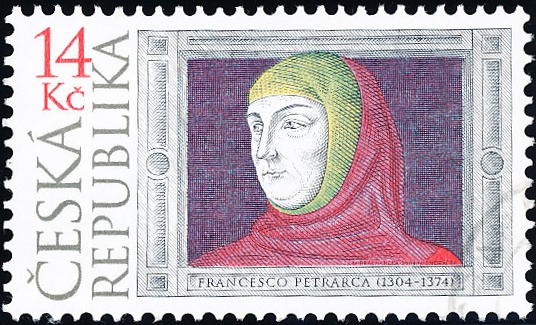 Francesco Petrarca (1304 - 1374) - 700. výročí narození - razítkovaná - č. 404