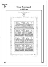 General Gouvernement - 1939-1944, komplet - (18)