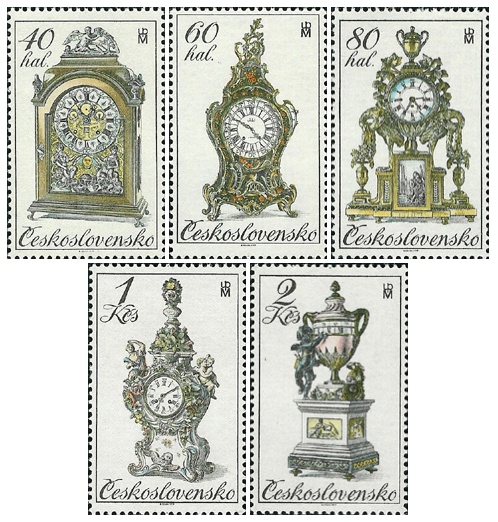 Historické hodiny - čistá - č. 2400-2404