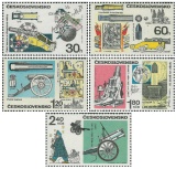 Historické palné zbraně - čistá - č. 1834-1838