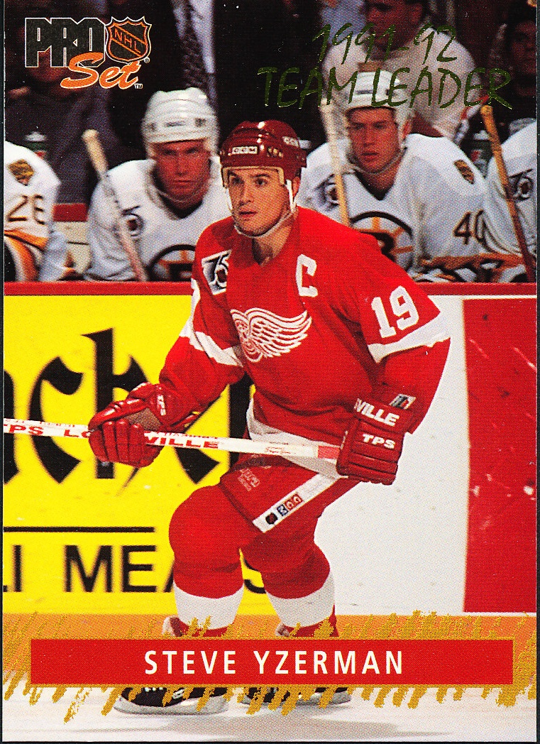 Hokejové kartičky Pro Set 1992-93 - GTL - Steve Yzerman - 3
