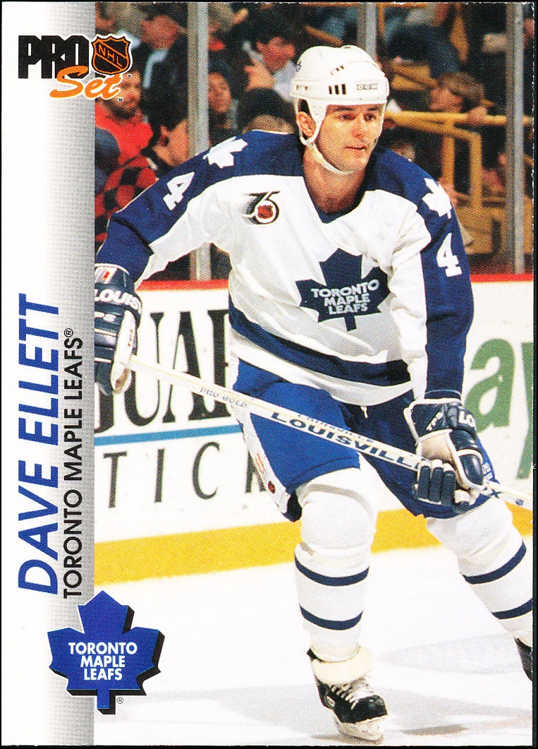 Hokejové karty Pro Set 1992-93 - Dave Ellett - 186
