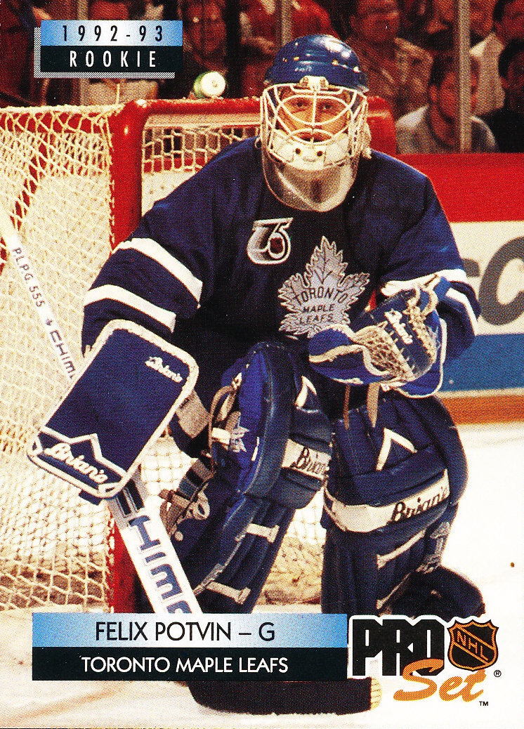 Hokejové karty Pro Set 1992-93 - Felix Potvin - 242 - Rookie