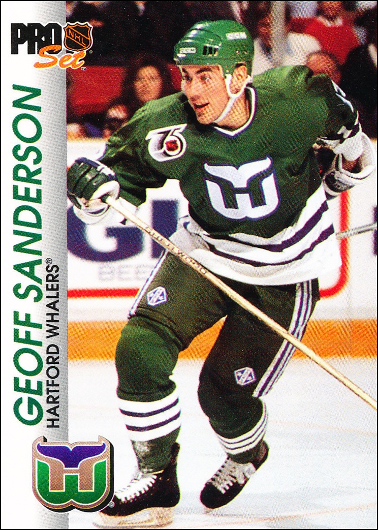 Hokejové karty Pro Set 1992-93 - Geoff Sanderson - 63