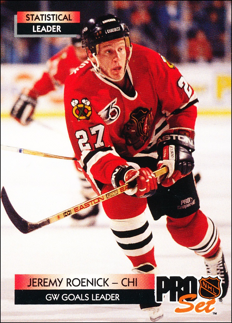 Hokejové karty Pro Set 1992-93 - Jeremy Roenick - 252