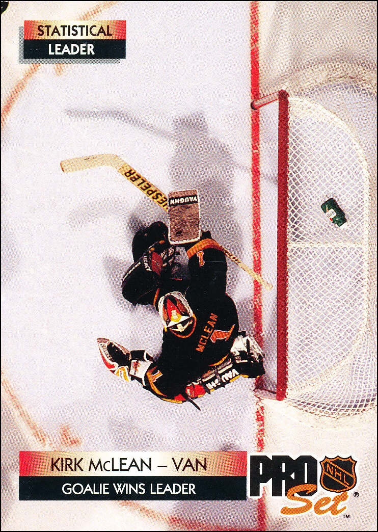 Hokejové karty Pro Set 1992-93 - Kirk McLean - 250