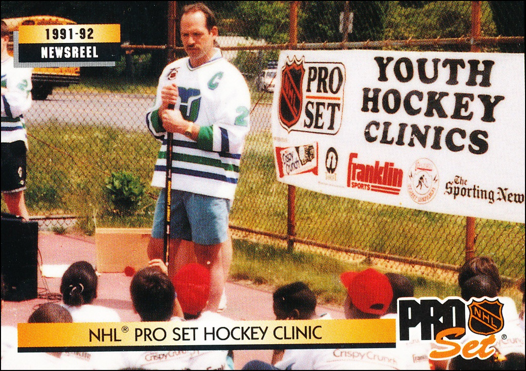 Hokejové karty Pro Set 1992-93 - NEWSREEL - 254