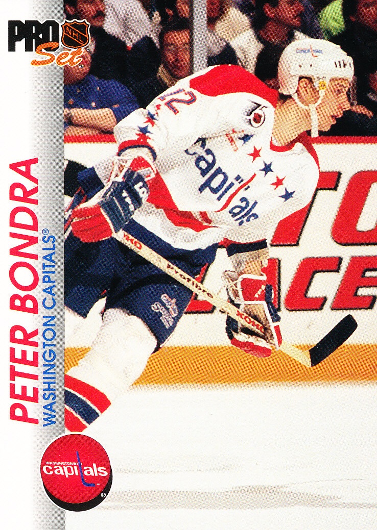 Hokejové karty Pro Set 1992-93 - Peter Bondra - 209