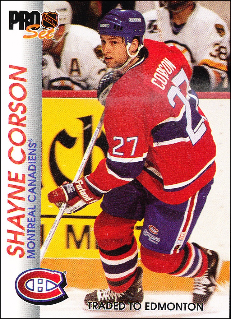 Hokejové karty Pro Set 1992-93 - Shayne Corson - 89